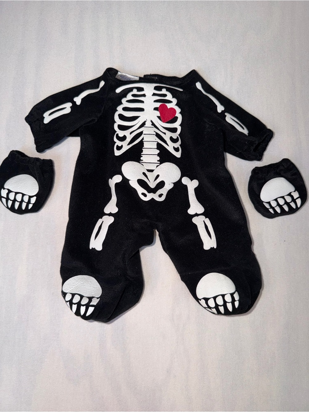 Build a Bear BAB Velvet Skeleton Outfit | Halloween Costume